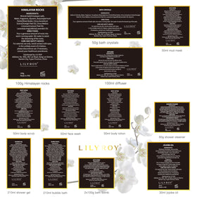 Elegant presentation of LILY ROY Spa Gifts Set