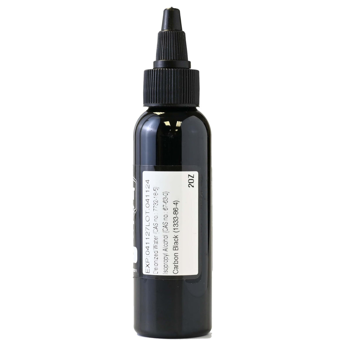 Element Tattoo Supply Black Tattoo Ink 2oz side view