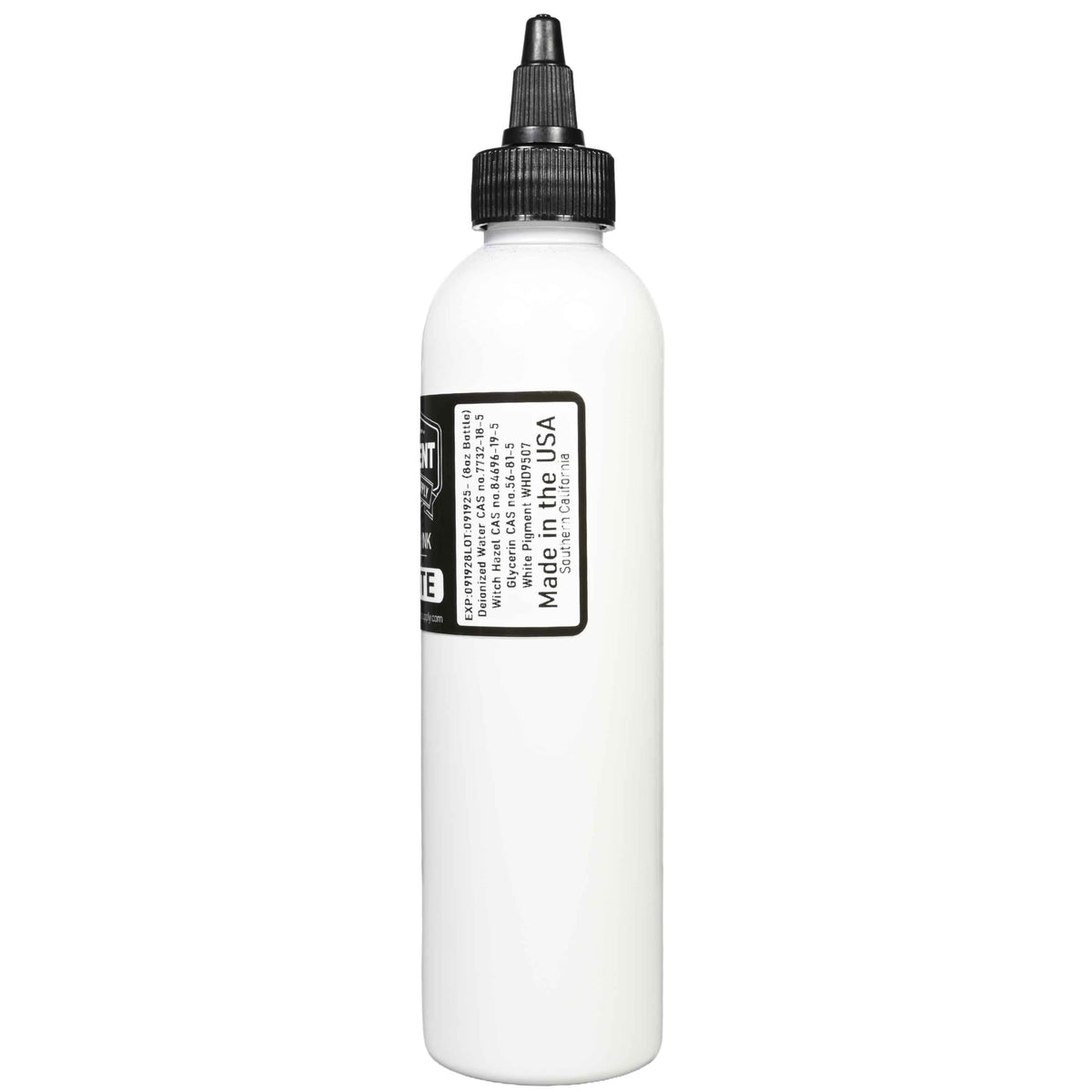 Element Tattoo Supply White Tattoo Ink 8oz bottle side view