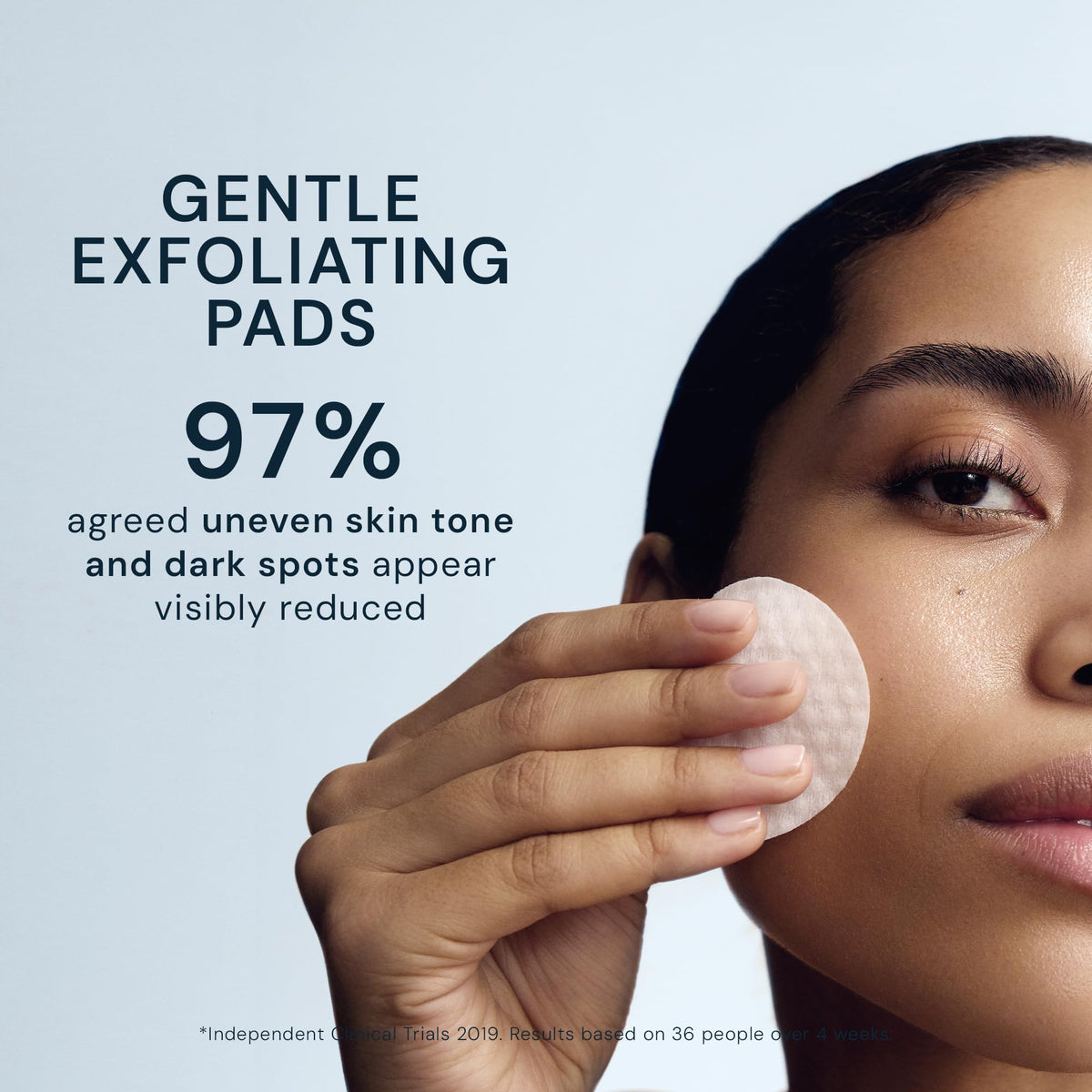 ELEMIS Dynamic Resurfacing Facial Pads on a bathroom counter