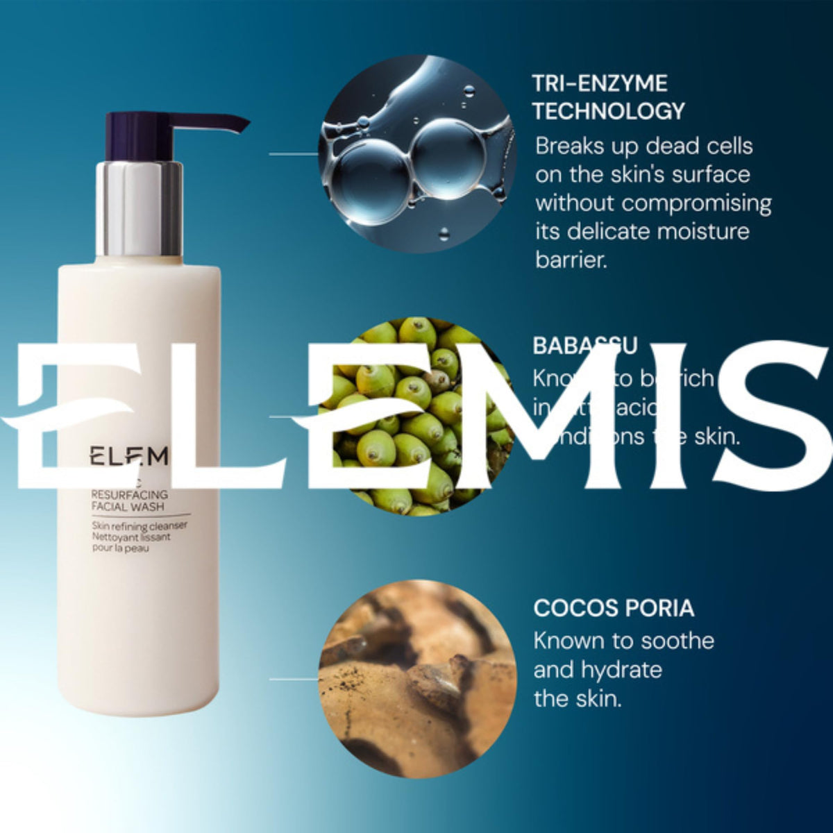 ELEMIS Dynamic Resurfacing Facial Wash 200ml lifestyle scene