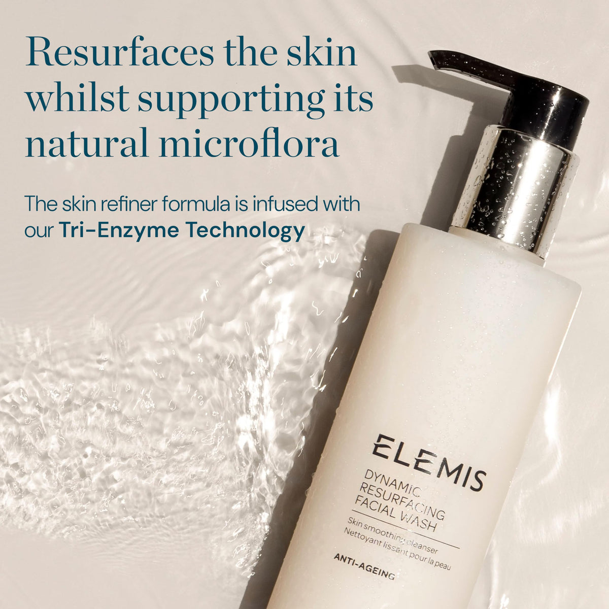 ELEMIS Dynamic Resurfacing Facial Wash 200ml side view