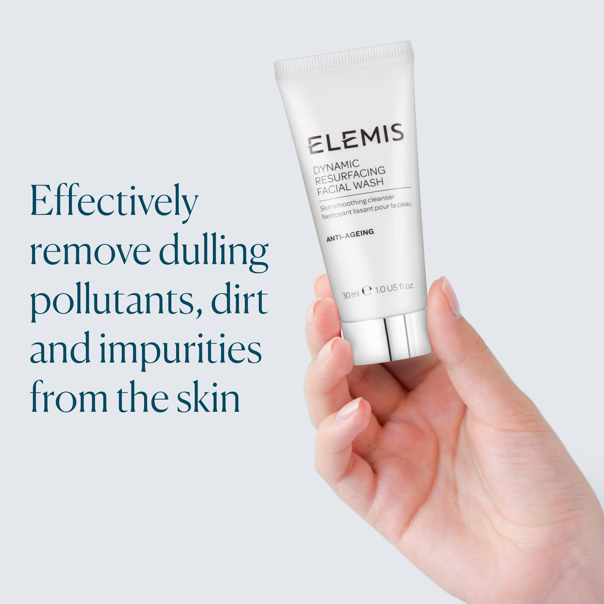 ELEMIS Dynamic Resurfacing Facial Wash packaging and label