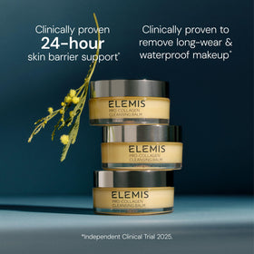 ELEMIS Pro-Collagen Cleansing Balm 20g with ingredients displayed
