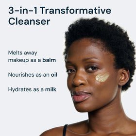 ELEMIS Pro-Collagen Cleansing Balm with a damp cloth