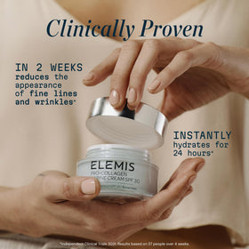 ELEMIS Pro-Collagen Marine Cream SPF 30 application on skin