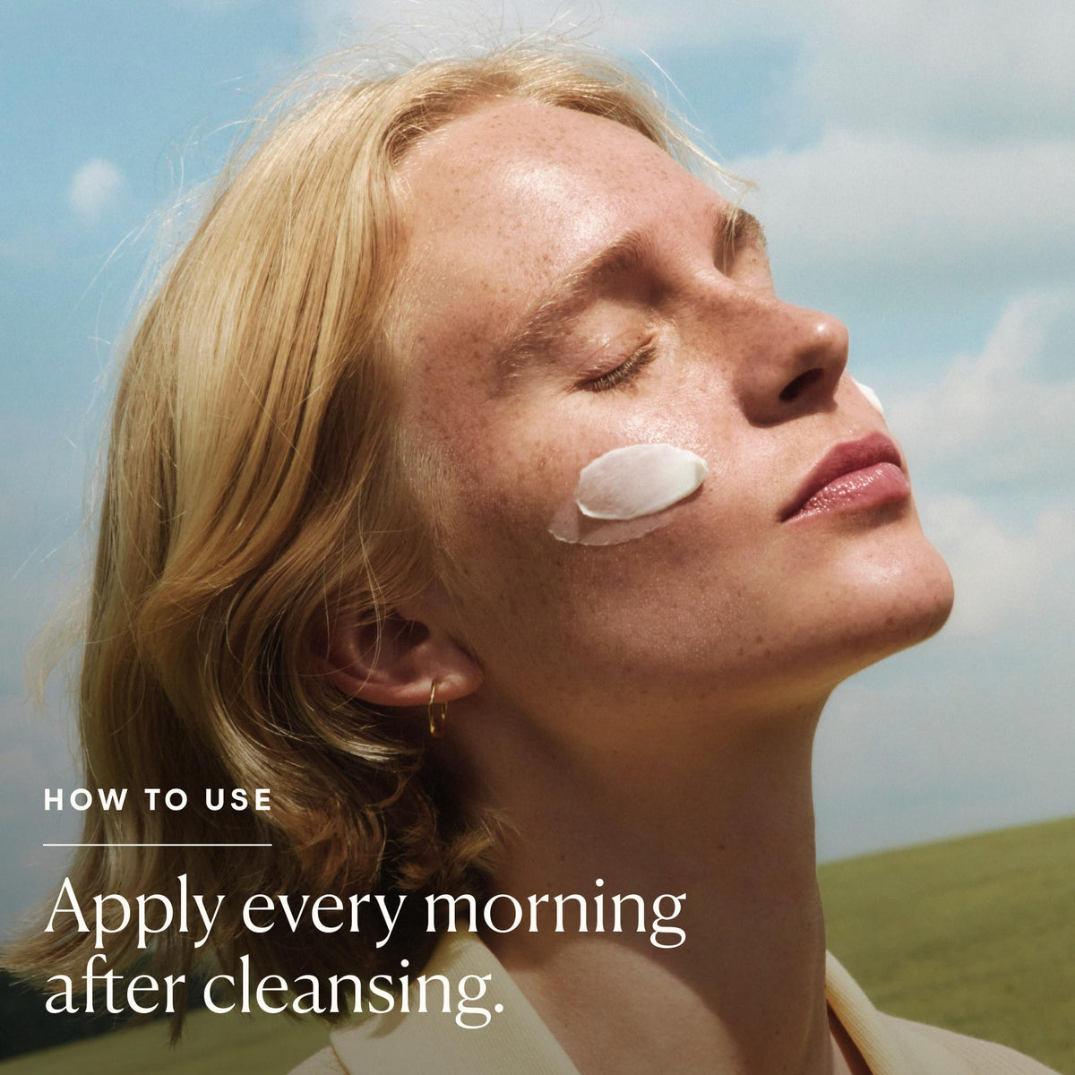 ELEMIS Pro-Collagen Marine Cream SPF 30 in hand