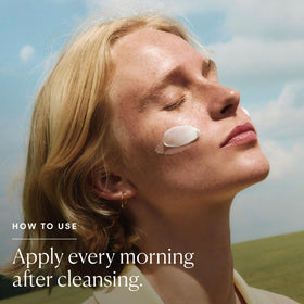 ELEMIS Pro-Collagen Marine Cream SPF 30 in hand