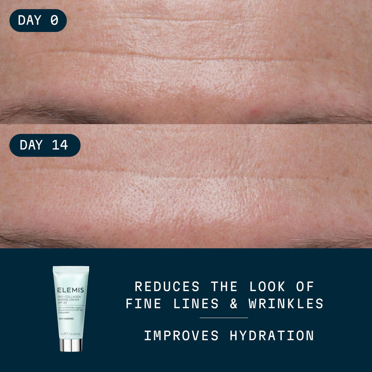 ELEMIS Pro-Collagen Marine Cream SPF 30 texture close-up