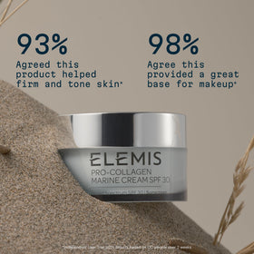 ELEMIS Pro-Collagen Marine Cream SPF 30 with ingredients