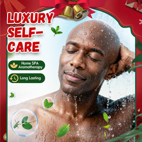 Eletorot Eucalyptus Mint Shower Steamers with eucalyptus leaves