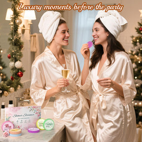 Eletorot shower steamers displayed in a bathroom setting