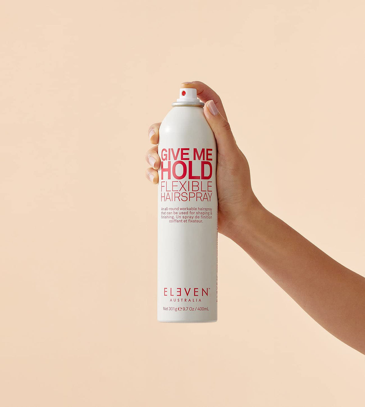 ELEVEN AUSTRALIA Give Me Hold Flexible Hairspray 9 Oz side view
