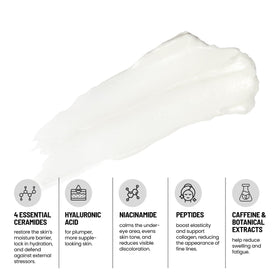 Eliré Repair Eye Cream application on under-eye area