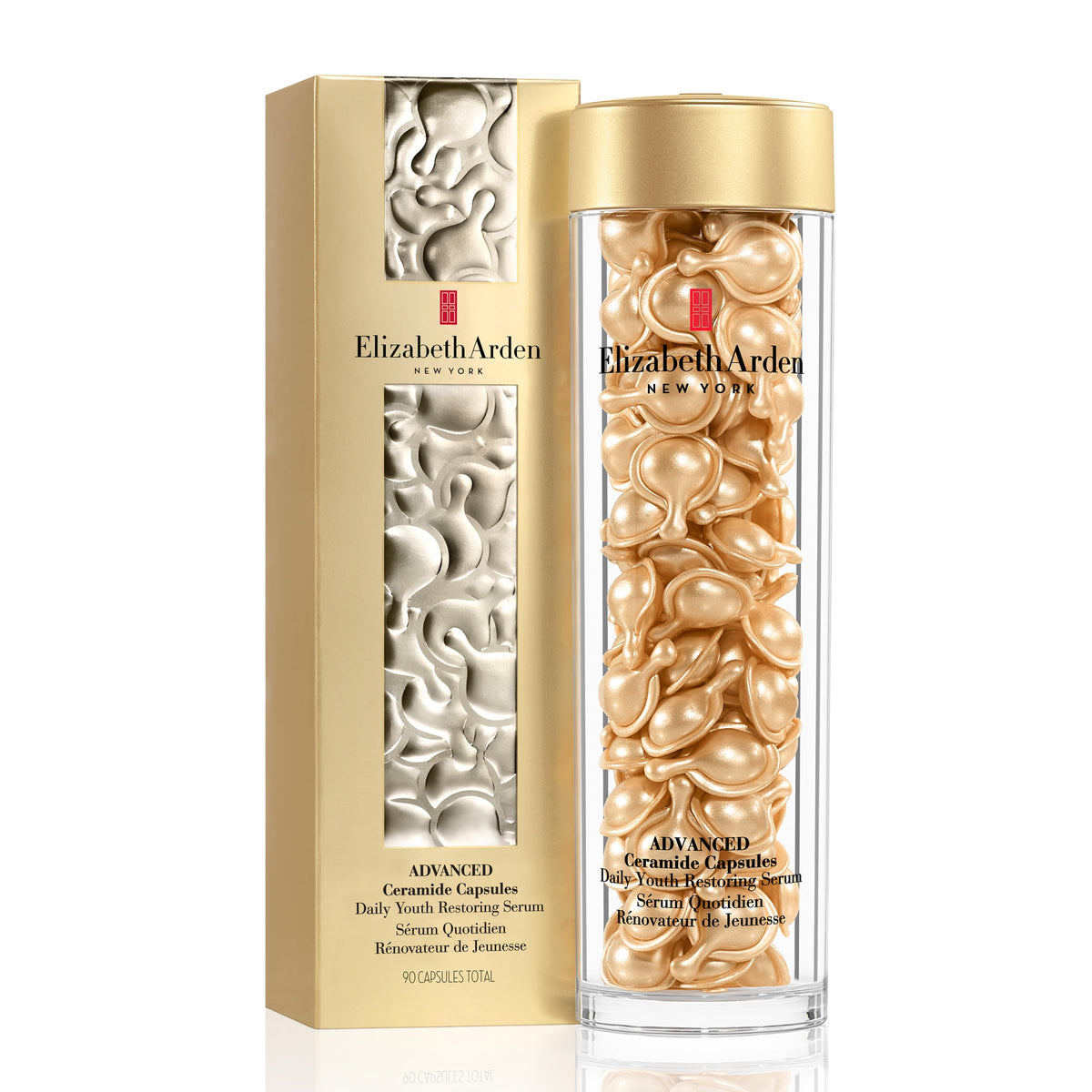 Elizabeth Arden Advanced Ceramide Capsules Daily Facial Serum 90 Count front view
