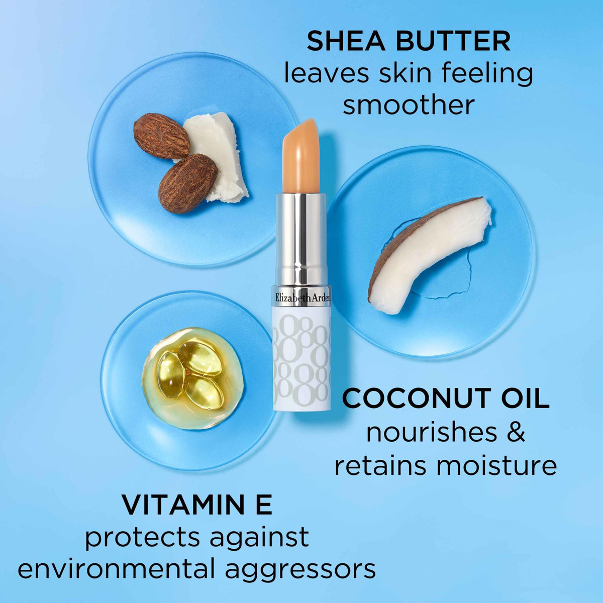 Elizabeth Arden Eight Hour Cream Lip Protectant Stick SPF 15 in use