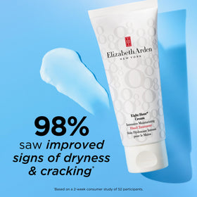 Elizabeth Arden hand cream packaging with ingredients listed