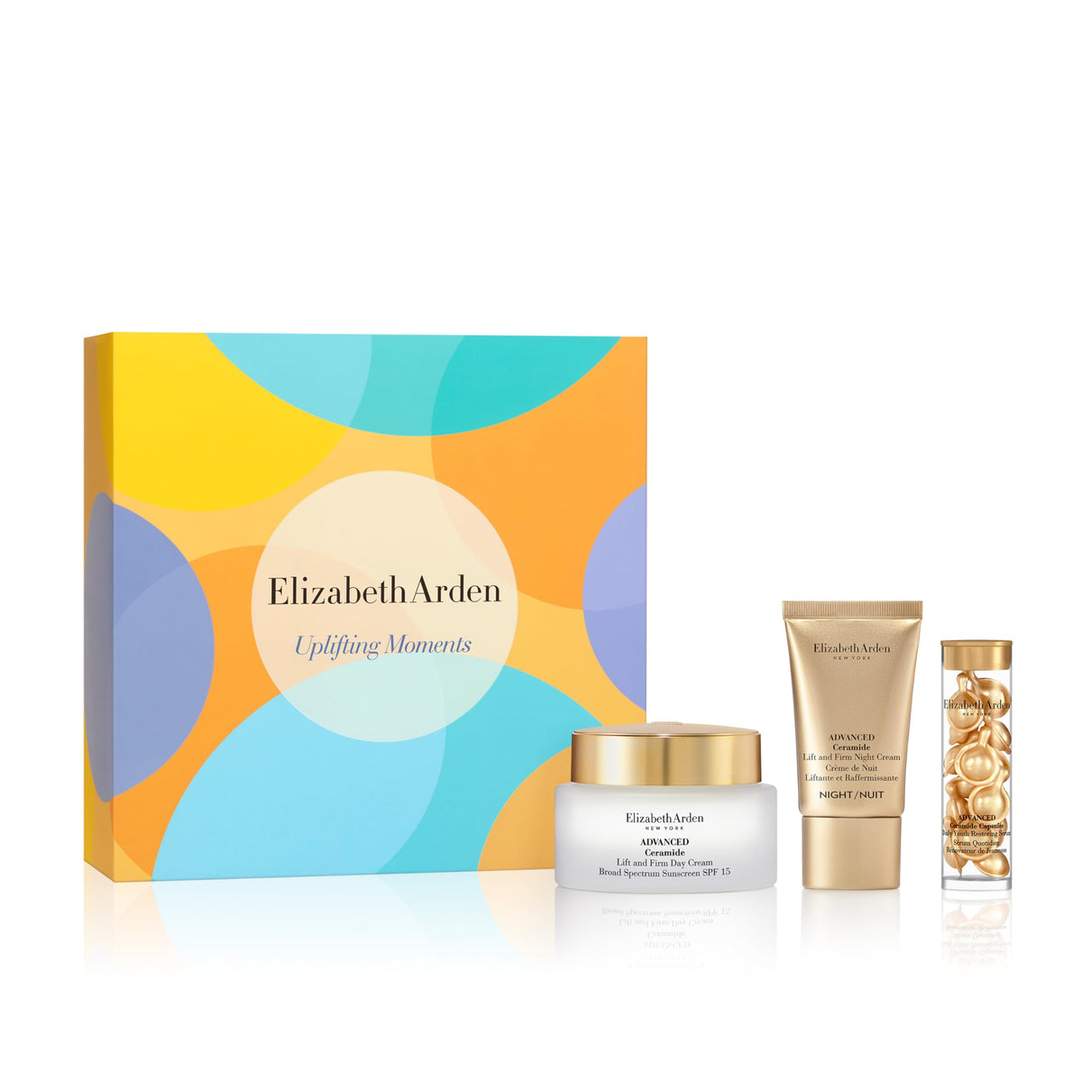 Elizabeth Arden Uplifting Moments Gift Set packaging front view