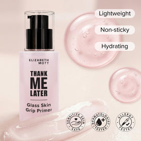 Elizabeth Mott Glass Skin Grip Primer in lifestyle setting