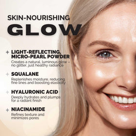 Elizabeth Mott Glow support Tan in natural light