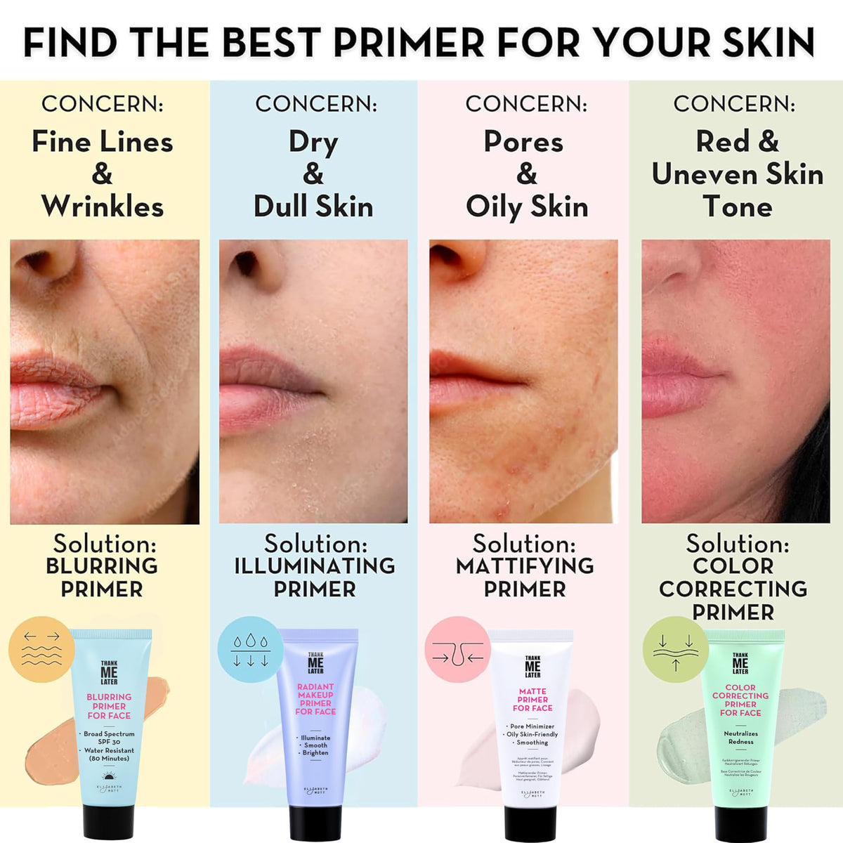 Elizabeth Mott primer with natural glow effect
