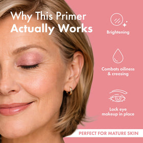 Elizabeth Mott Thank Me Later Eye Primer 10g on a vanity