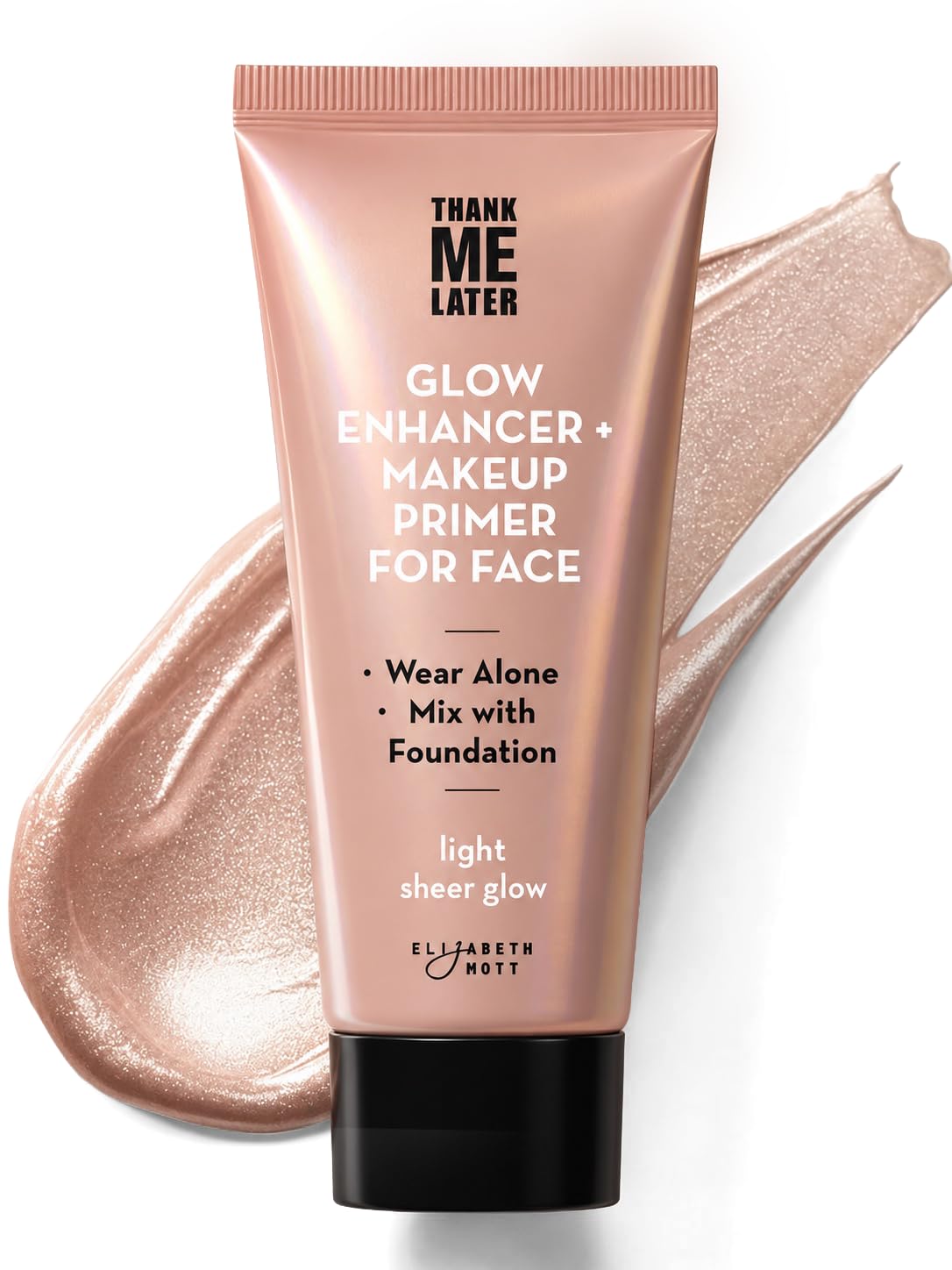 Elizabeth Mott Thank Me Later Glow support front view 30g
