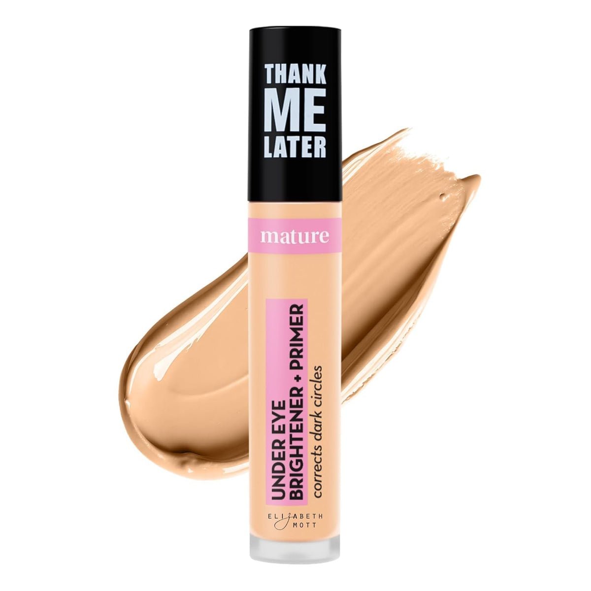 Elizabeth Mott Thank Me Later Under Eye Brightener Base Warm Peach front view