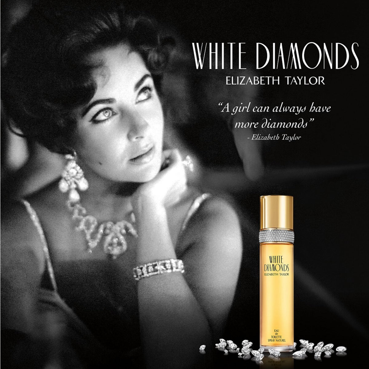 Elizabeth Taylor White Diamonds Gift Set packaging