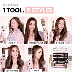 ELLA BELLA 6 in 1 Hot Air Styler with accessories