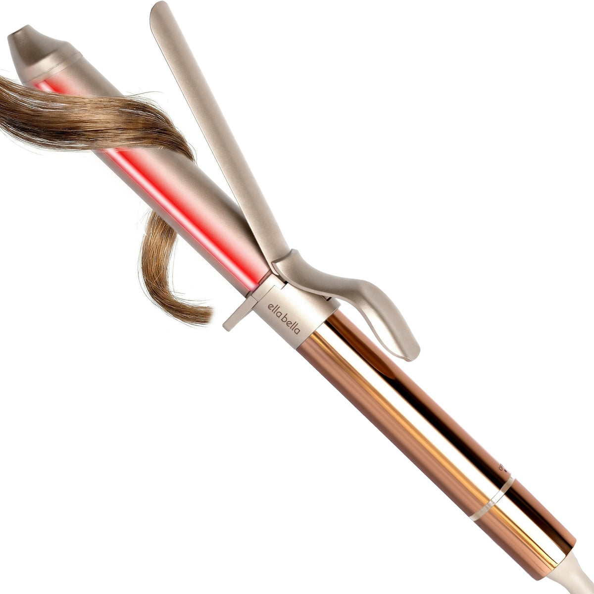 ELLA BELLA Curling Iron 1 Inch front view with digital display