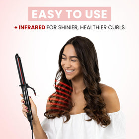 ELLA BELLA Curling Iron heat-resistant mat laid out
