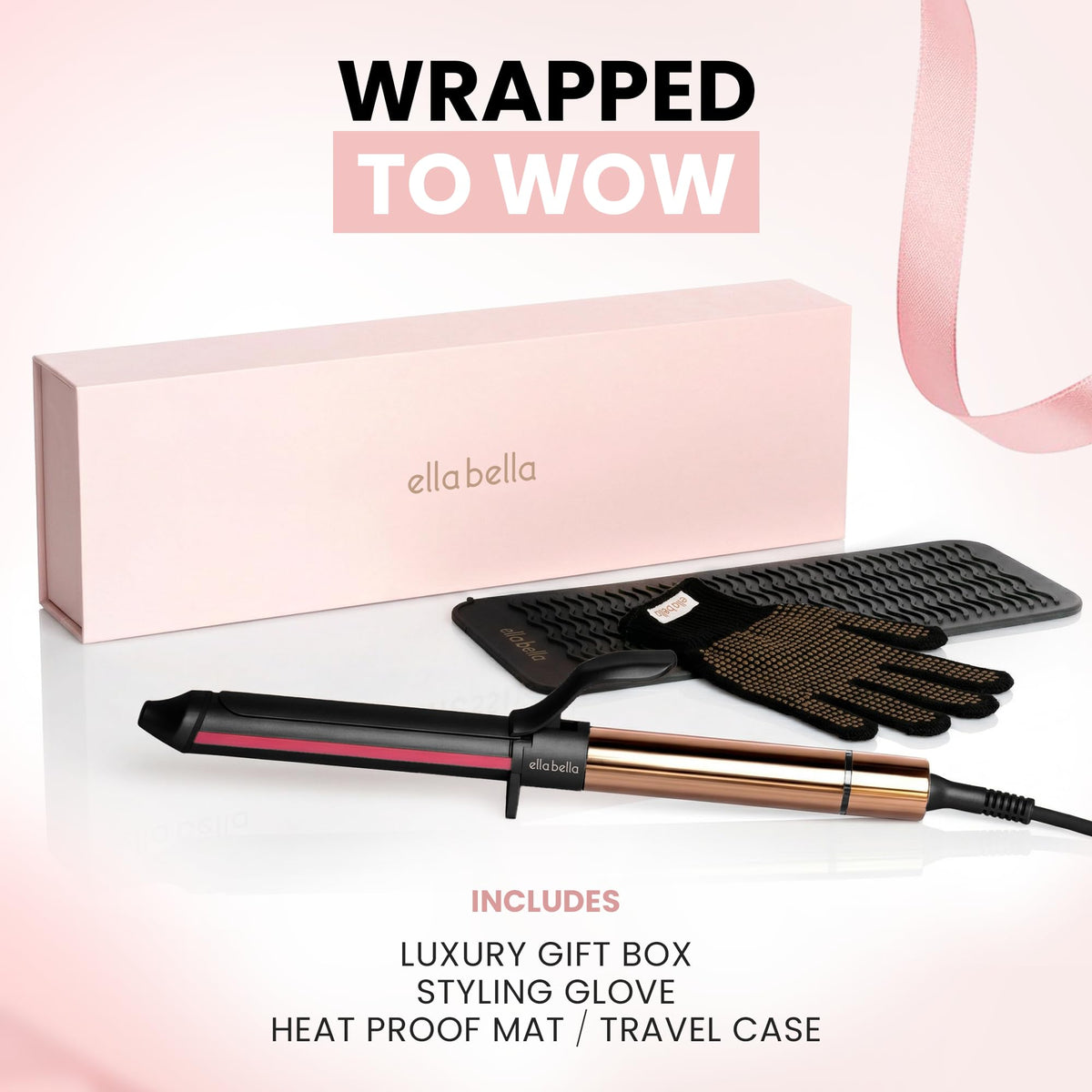 ELLA BELLA curling iron packaging display