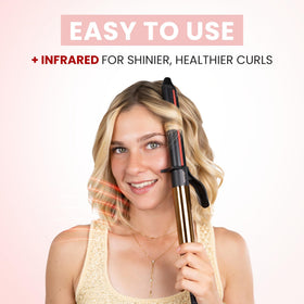ELLA BELLA curling iron temperature range settings