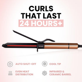 ELLA BELLA Curling Iron with included styling glove