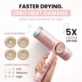 ELLA BELLA Ionic Hair Dryer in lifestyle setting