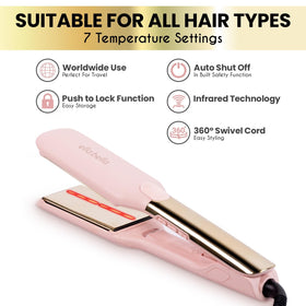 ELLA BELLA Titanium Flat Iron packaging