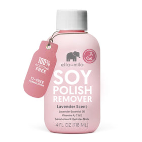 ella+mila Soy Nail Polish Remover 4 fl oz front view