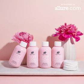 ella+mila Soy Nail Polish Remover showing texture