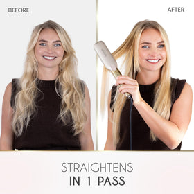 ELLABELLA Flat Iron with 360-degree swivel cord