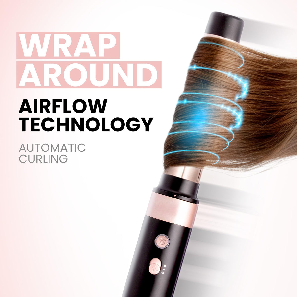 ELLABELLA Hot Air Styler in protective travel case