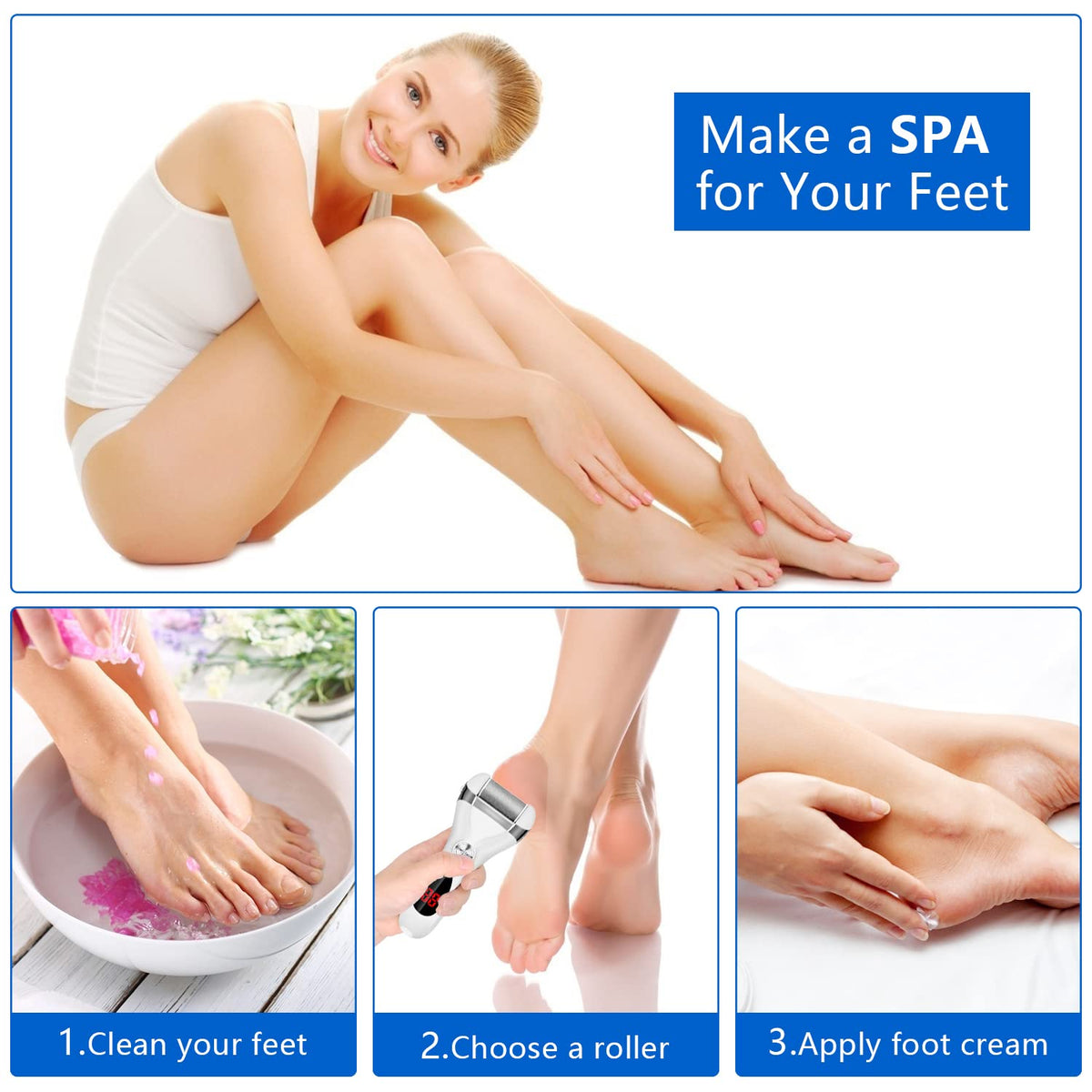 Elmchee foot callus remover kit packaging