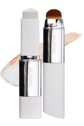 ELROEL Blanc Cover Stick V White front view with brush