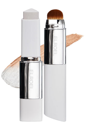 ELROEL Blanc Cover Stick V White front view with brush