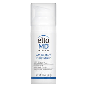 EltaMD AM Restore Daily Facial Moisturizer front view with pump