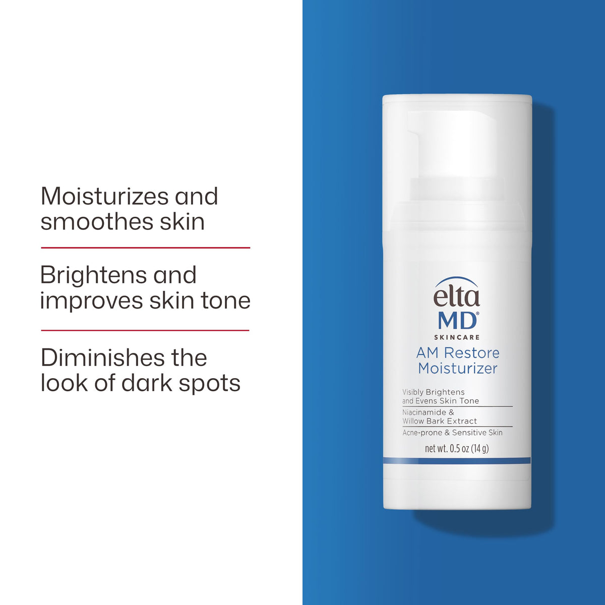 EltaMD AM Restore Daily Facial Moisturizer with natural extracts