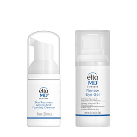 EltaMD Skin Care Facial Care Set including cleanser and eye gel