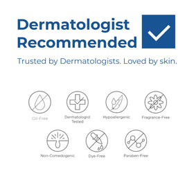 EltaMD Skin Recovery Amino Acid Foaming Cleanser on vanity