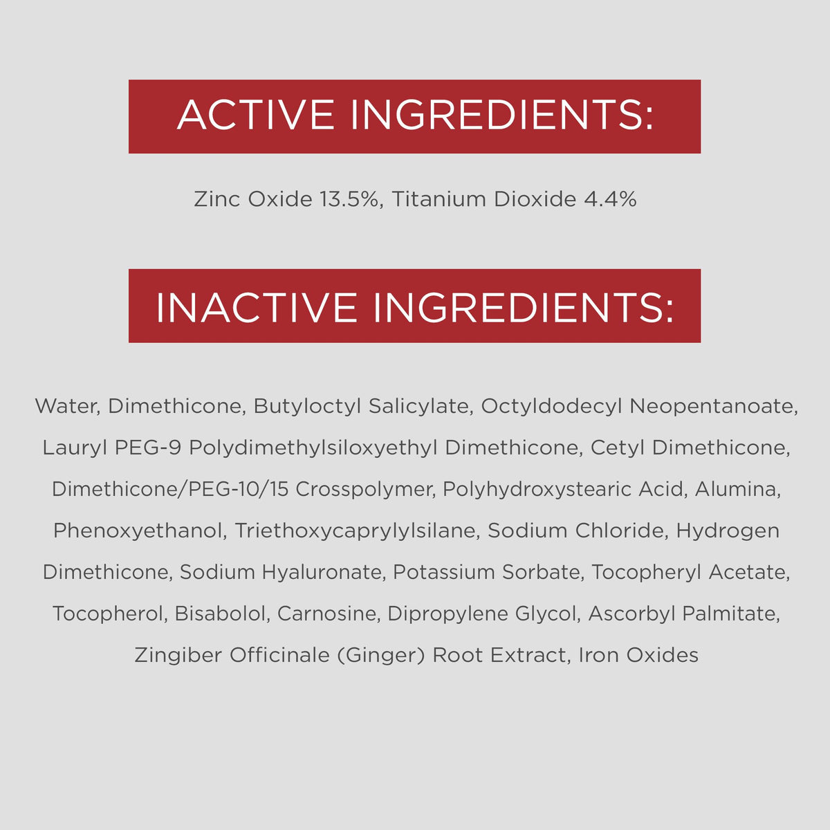 EltaMD UV AOX Elements Tinted Mineral Face Sunscreen SPF 50 with ingredients