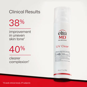 EltaMD UV Clear Face Sunscreen SPF 46 close-up of texture